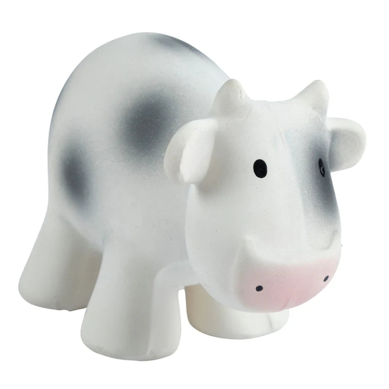 TIKIRI - COW NATURAL RUBBER TOY 5"H