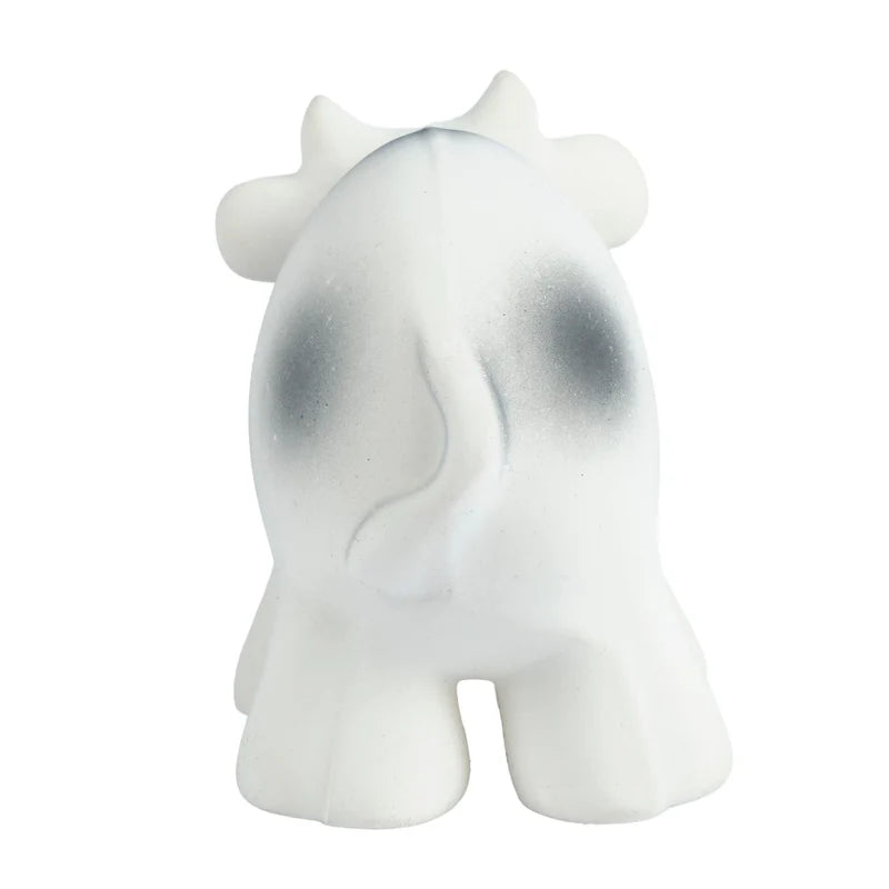 TIKIRI - COW NATURAL RUBBER TOY 5"H