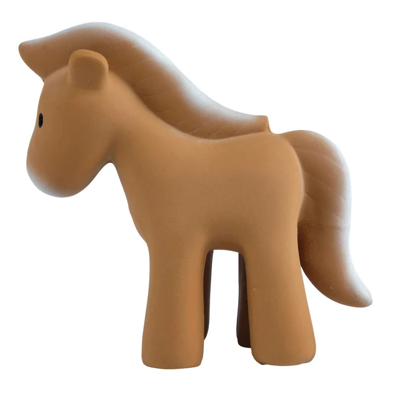 TIKIRI - HORSE NATURAL RUBBER TOY 5"H