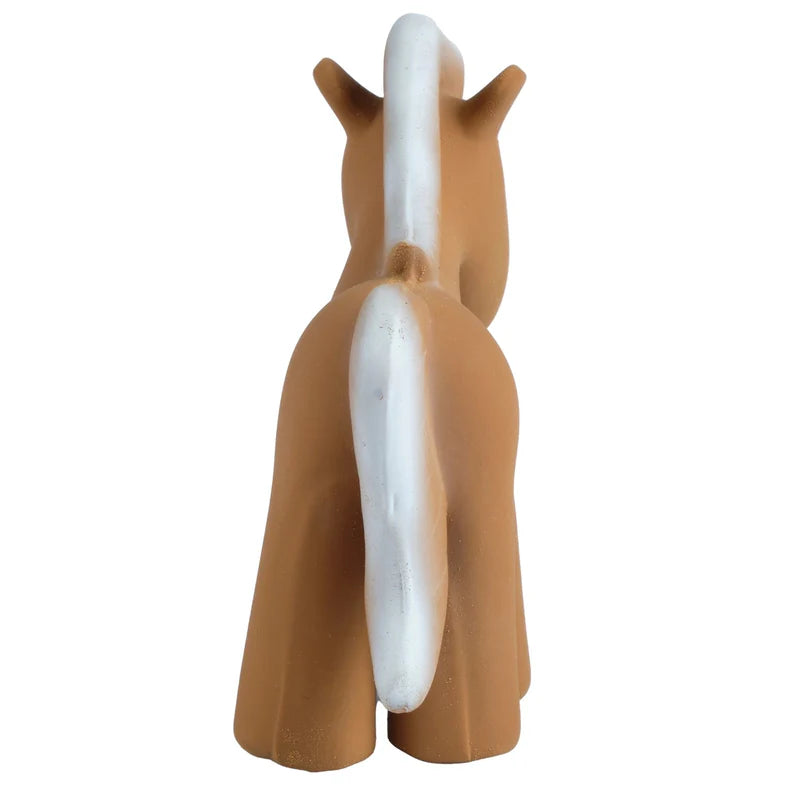 TIKIRI - HORSE NATURAL RUBBER TOY 5"H
