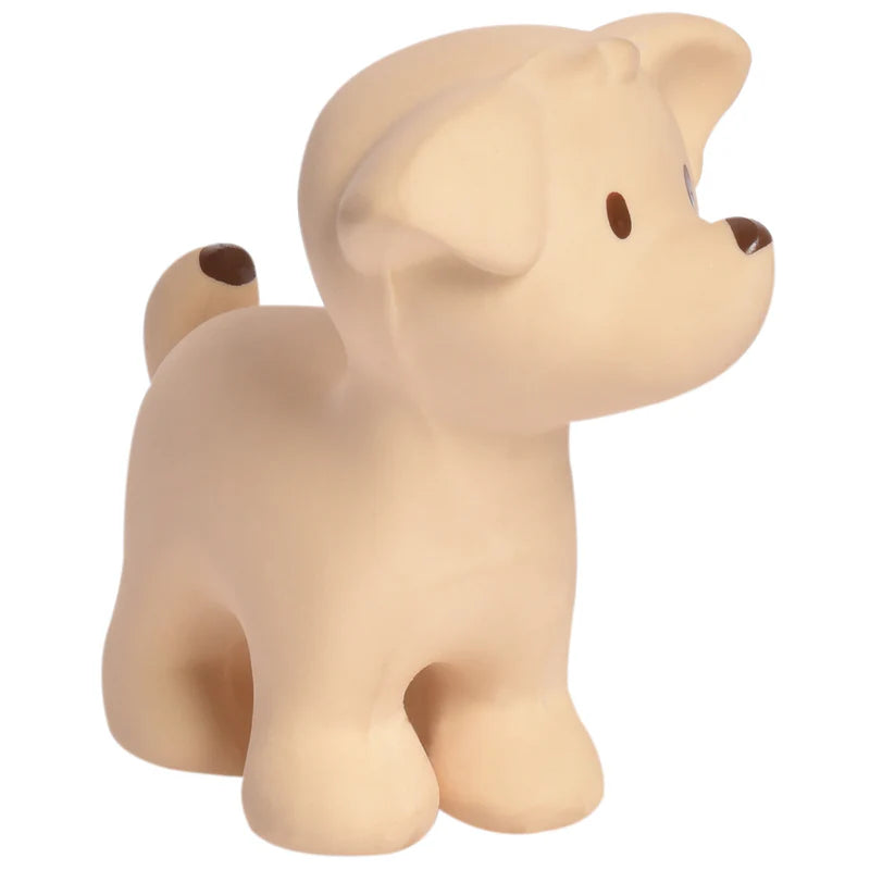 TIKIRI - PUPPY NATURAL RUBBER TOY 4"H