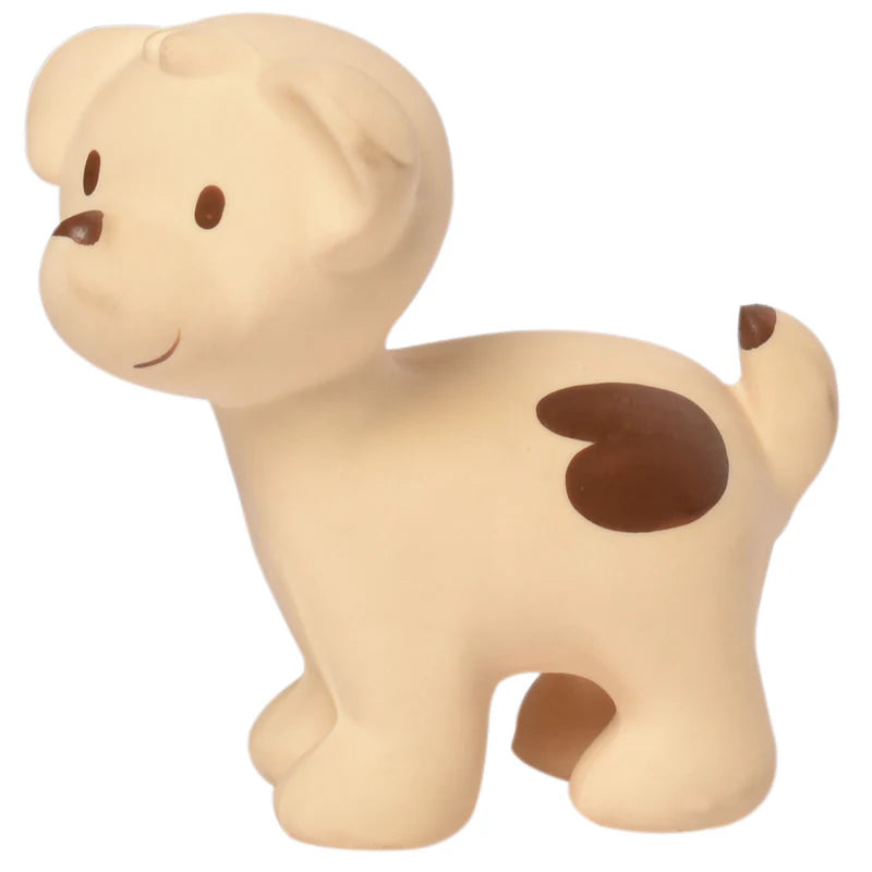 TIKIRI - PUPPY NATURAL RUBBER TOY 4"H