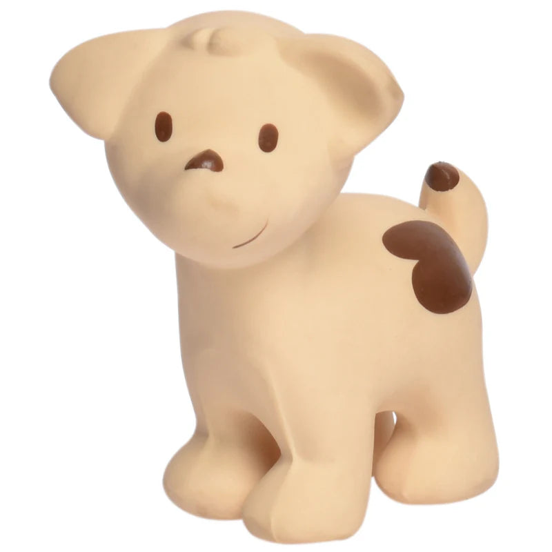 TIKIRI - PUPPY NATURAL RUBBER TOY 4"H