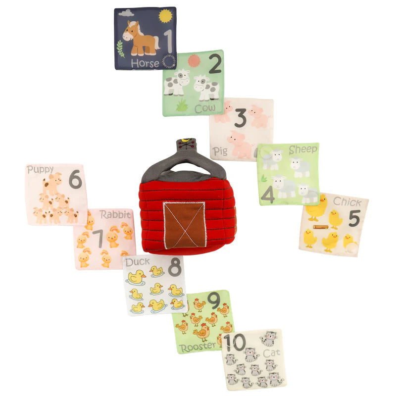 TIKIRI - FARM HOUSE WONDER CUBE W/ANIMAL SCRUNCHIES