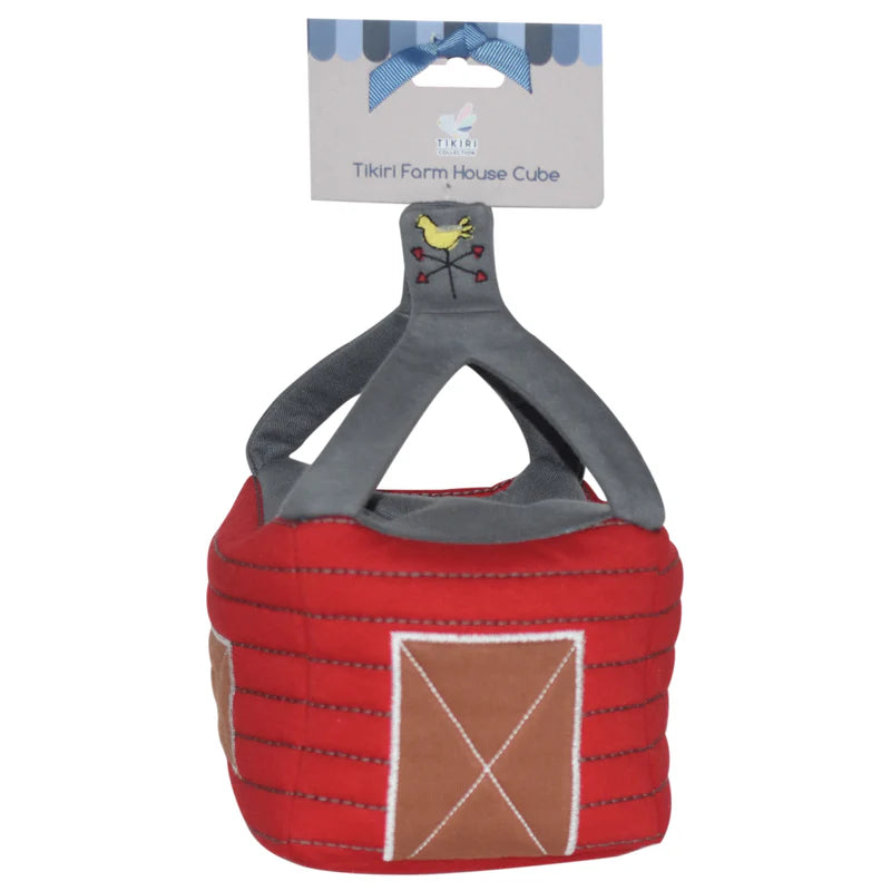 TIKIRI - FARM HOUSE WONDER CUBE W/ANIMAL SCRUNCHIES