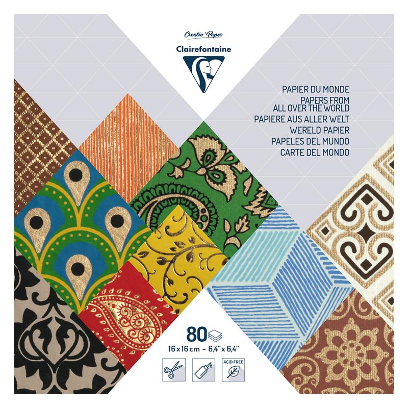 Paper of the World 80 sheets (6.3 x 6.3 in)