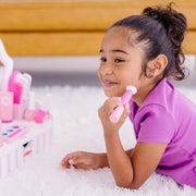 Melissa & Doug - Wooden Beauty Salon Play Set - in use during play