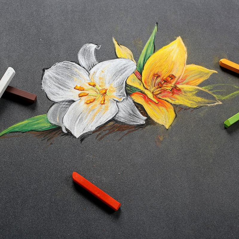 Pastelmat Pad N°6 360G anthracite  12 Sheets (7.1 x 9.4 in)