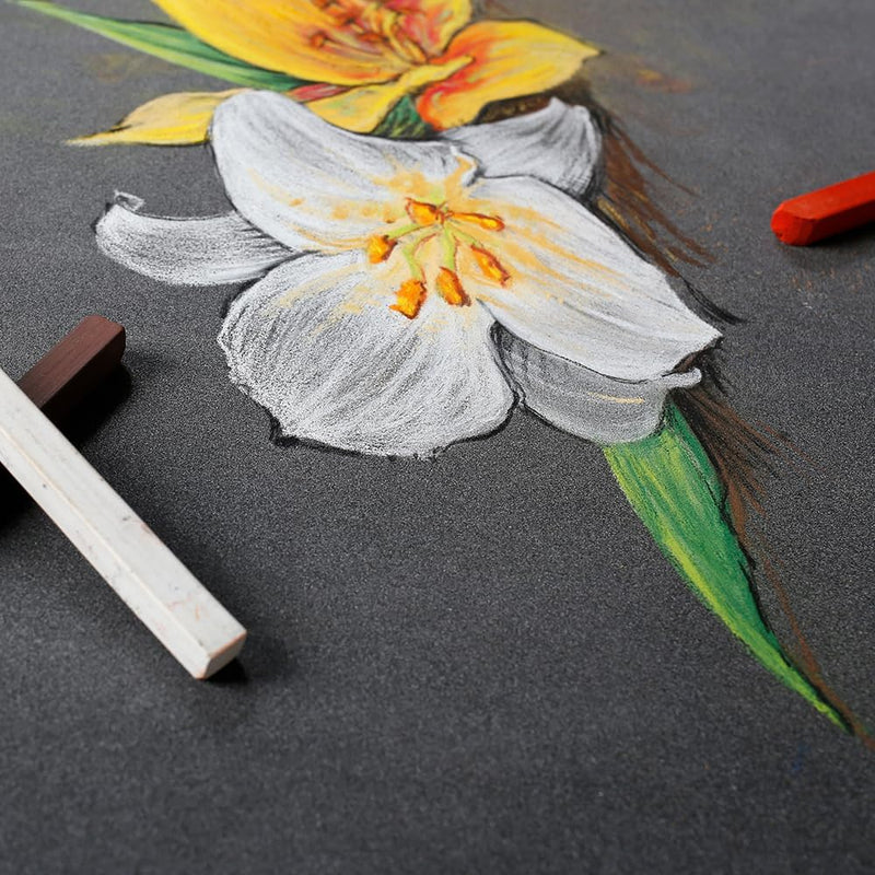 Pastelmat Pad N°6 360G anthracite  12 Sheets (7.1 x 9.4 in)