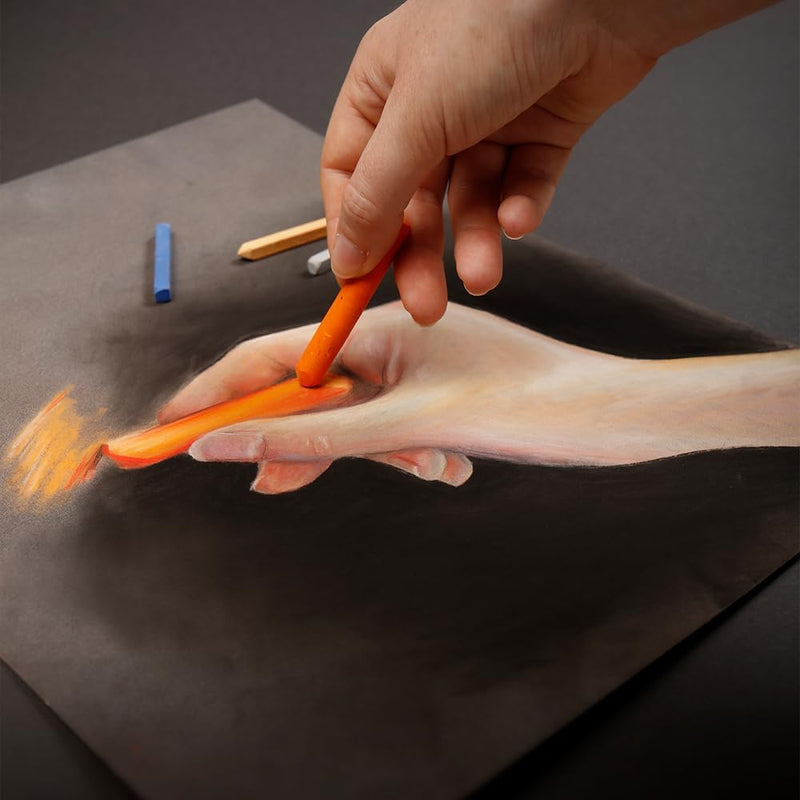 Pastelmat Pad N°6 360G anthracite  12 Sheets (9.4 x 11.8 in)