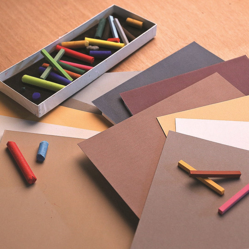 Pastelmat Pad N°2 360G  assorted  12 Sheets (7.1 x 9.4 in)