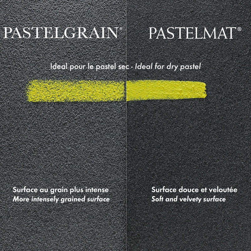 Pastelmat Pad N°7 360G  anthracite  12 sheets (7.1 x 9.4 in)