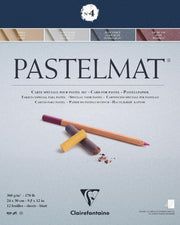 Pastelmat Pad N°4 360G assorted  12 Sheets (9.4 x 11.8 in)