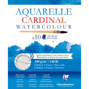 Watercolour Glued Pad Cardinal 300G 10 feuilles  (9.4 x 11.8 in)