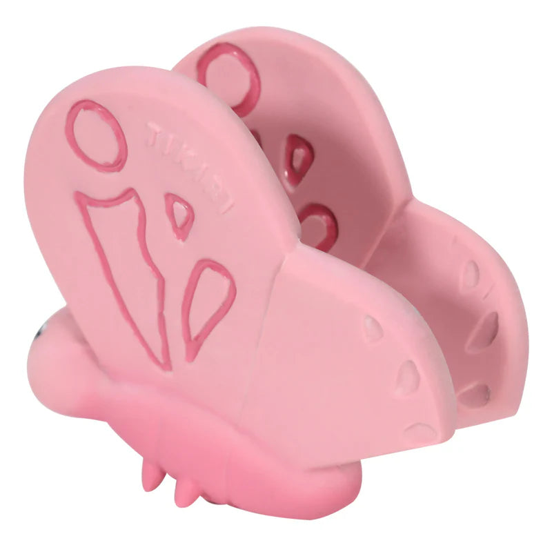 TIKIRI - BUTTERFLY NATURAL RUBBER TOY 2"H