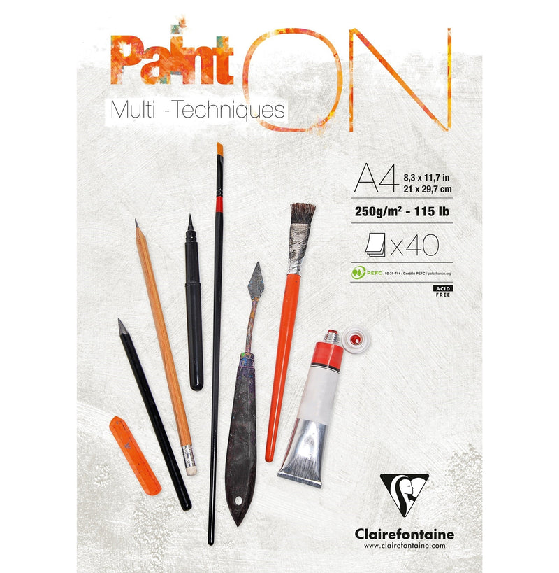 Painting on Multi Technic A4 250G 40 sheets A4 (8.25 x 11.75 in)
