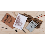 Sketchpad glued Ivory 90G 50 sheets A2