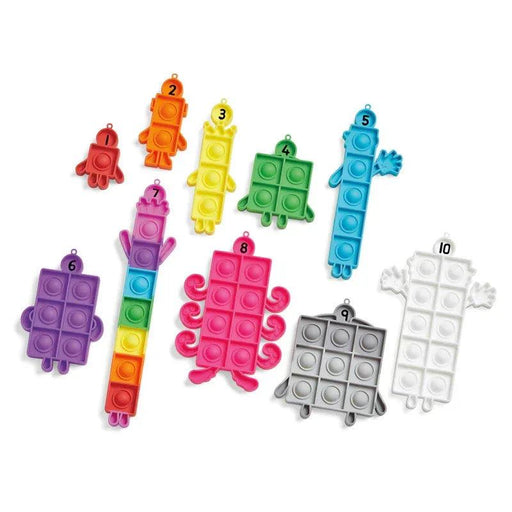 hand2mind - Numberblocks Sensory Bubble Poppers | Set of 10
