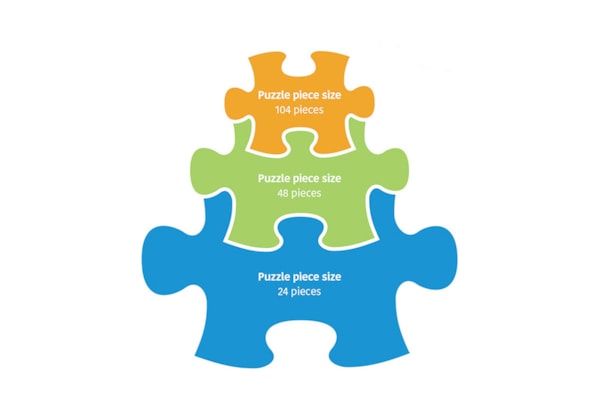 Eurographics - Connecting Pieces -104 pc Assortment