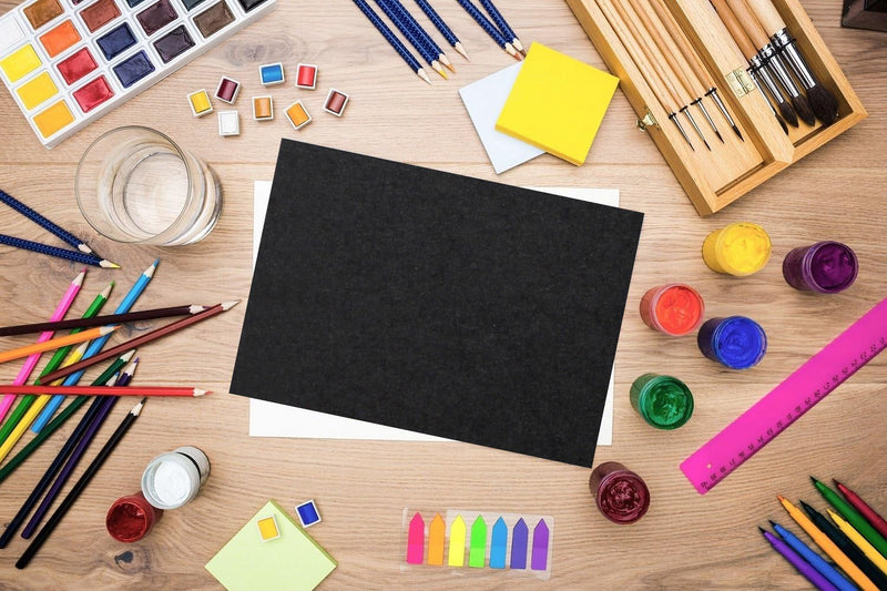 Maya Cardboard 270G  black 25 Sheets A4 (8.25 x 11.75 in)
