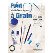 Clairefontaine Paint’On Grained pad – A3 / 29.7 × 42 cm