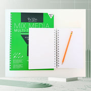 Sketchbook Media Mix wirebound 60 sheets 160G (87.8 x 12 in)