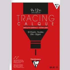 Clairefontaine - Tracing block 22.9X30.5 50S 55G