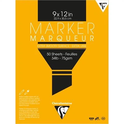 Clairefontaine - Layout drawing pad 22.9X30.5 50S 75G