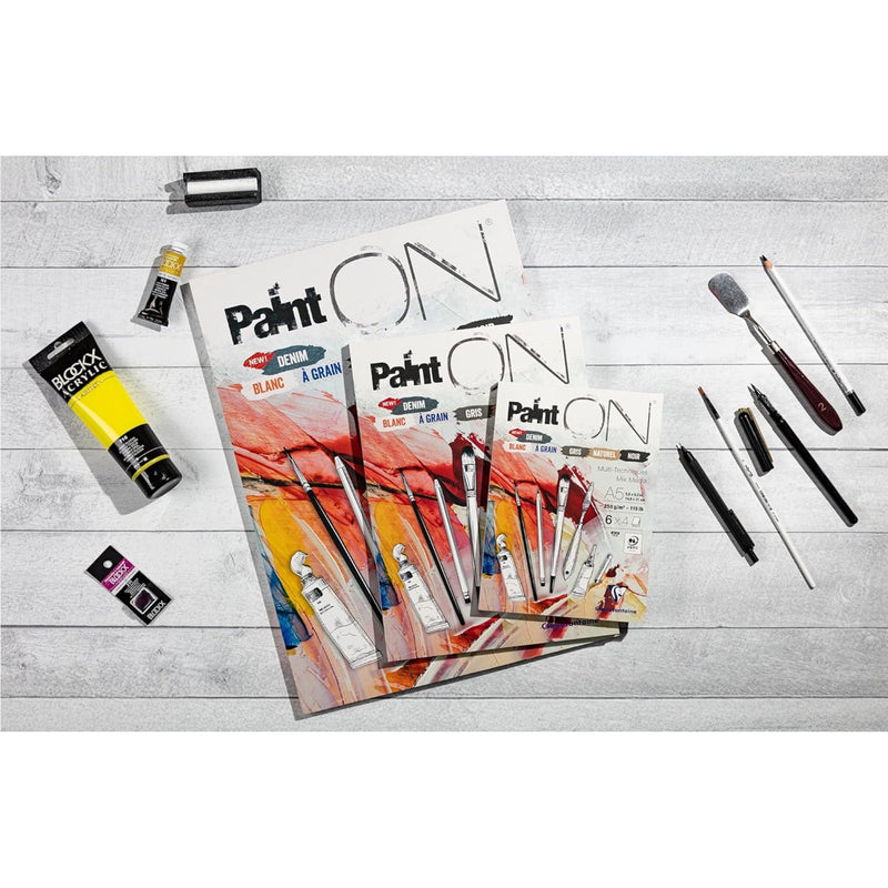 Paint'On 250G N°6 assorted Pad 24 sheets A5 (5.8 x 8.3 in)