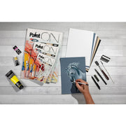 Paint'On 250G N°6 assorted Pad 24 sheets A5 (5.8 x 8.3 in)