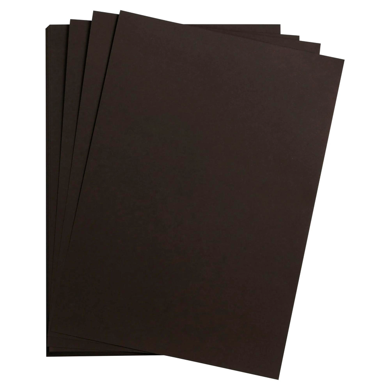 Maya Cardboard 185G black 25 sheets (19.7 x 27.6 in)