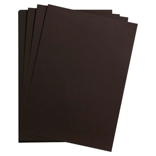 Maya Cardboard 185G black 25 sheets (19.7 x 27.6 in)