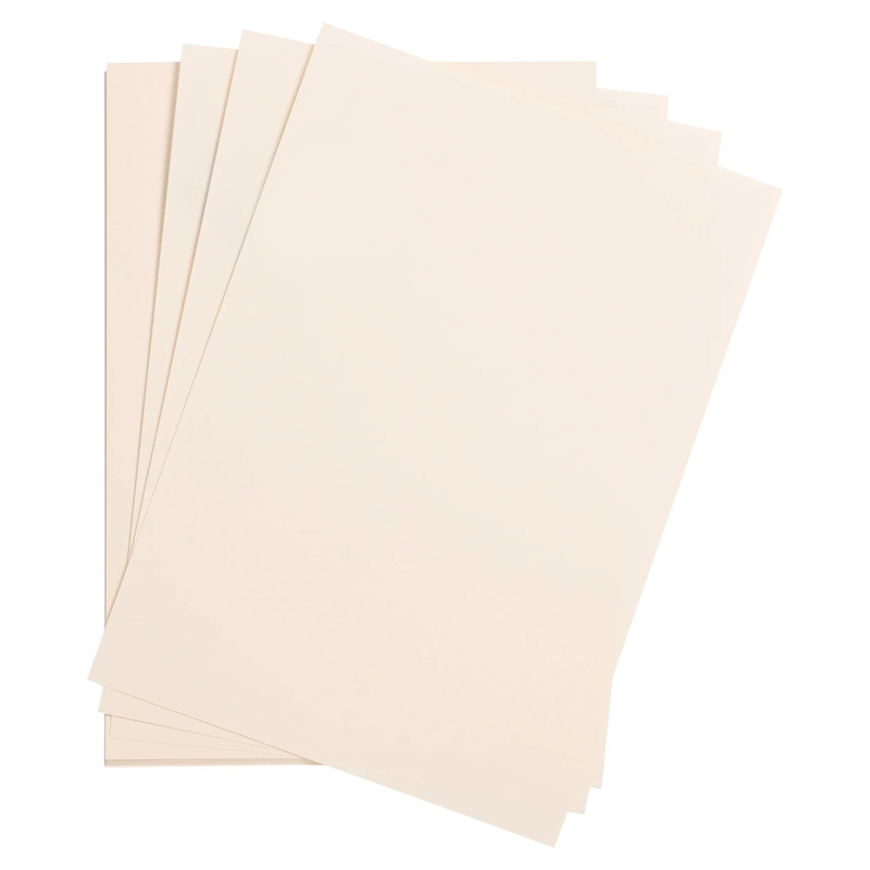 Maya Cardboard 185G ivory 25 sheets (19.7 x 27.6 in)