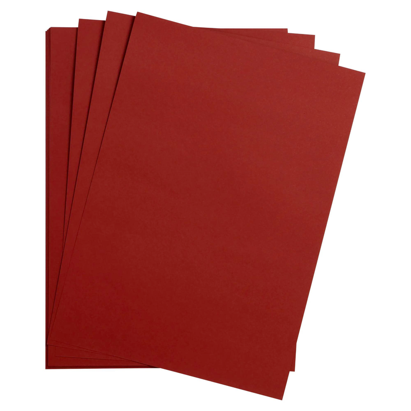Maya Cardboard 185G burgundy 25 sheets (19.7 x 27.6 in)