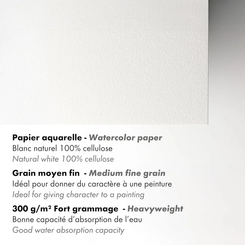 Clairefontaine - Aquapad glued pad A6 50sh 300g