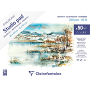 Watercolour Glued Pad Goldline Studio 200G 50 sheets (11.8 x 15.7 in)