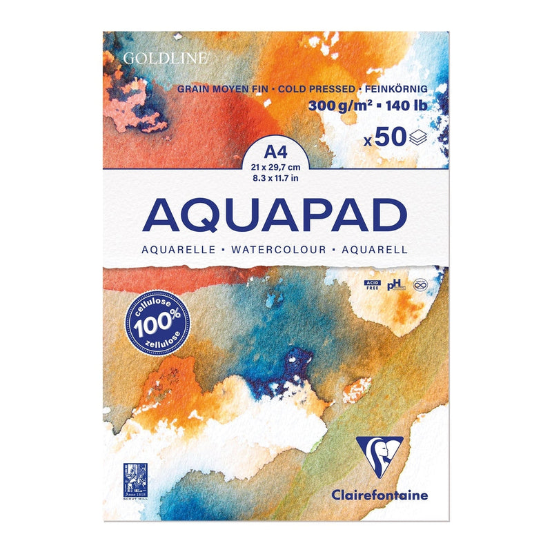 Goldline Aqua 300G medium fine grit white50 sheets A4