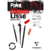 Paint'On Smooth white drawing pad 250G 25 sheets A5 (5.8 x 8.3 in)
