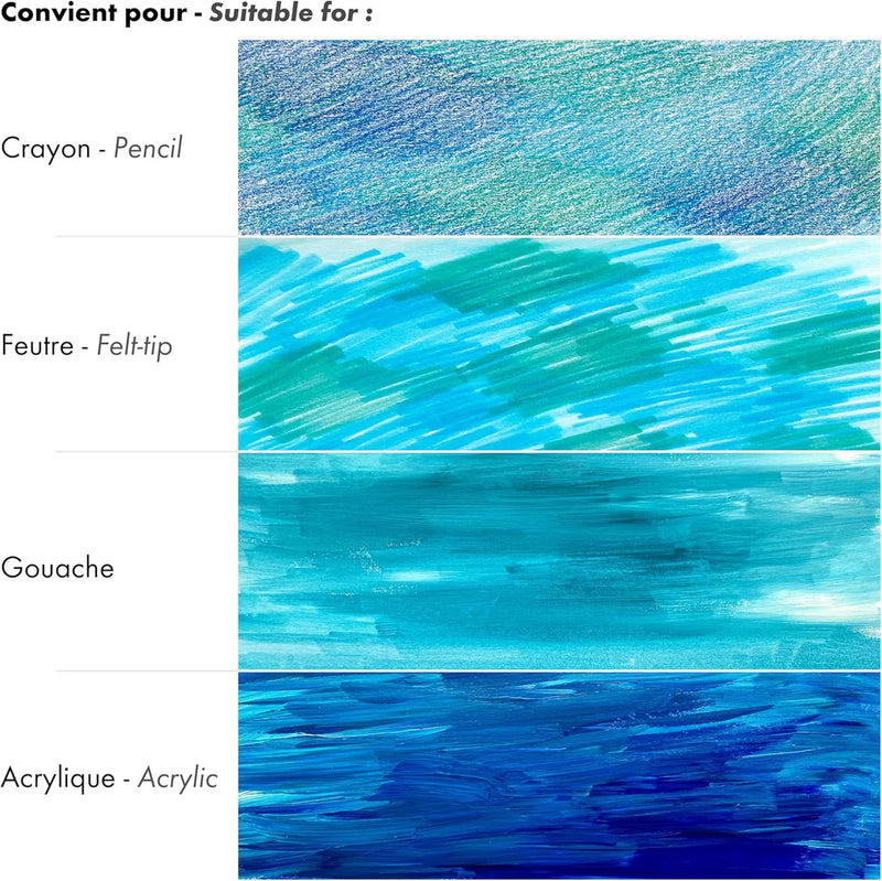 Clairefontaine - Paint'On Smooth white drawing pad A3 25S 250g