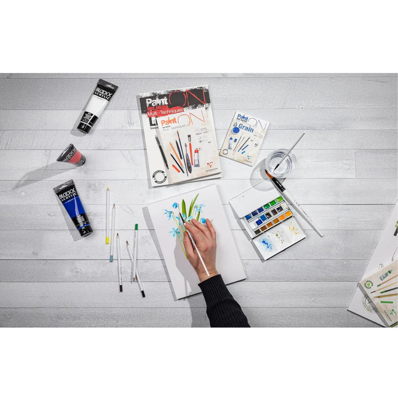 Clairefontaine - Paint'On Smooth white drawing pad A3 25S 250g