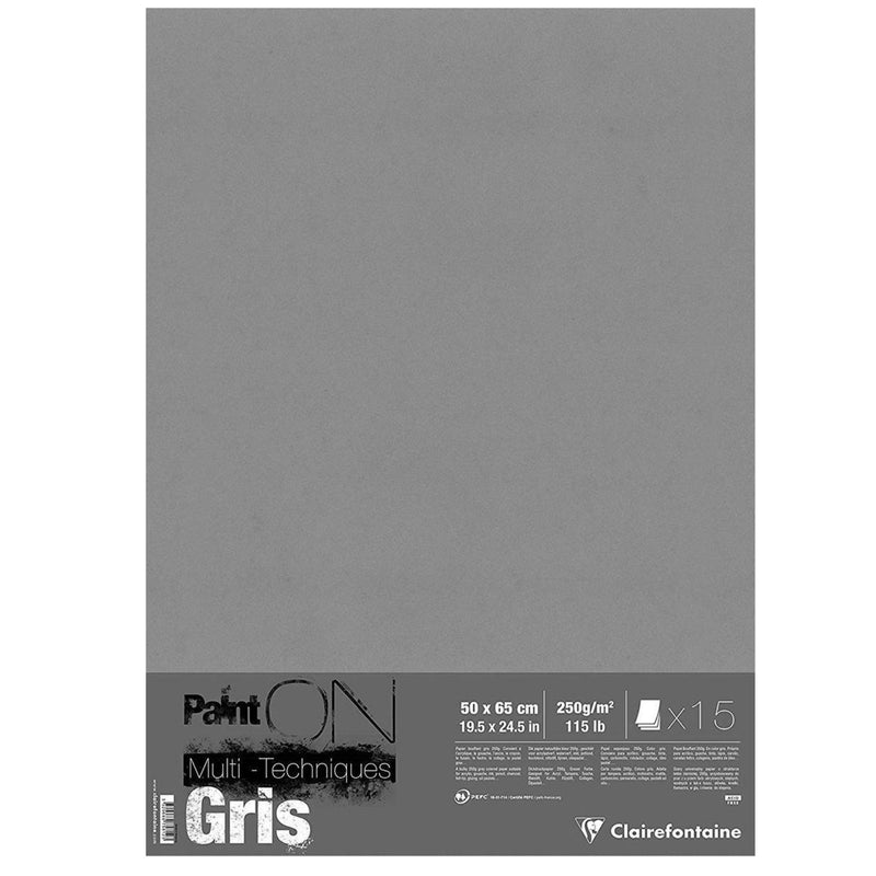 Paint'On Grey 250G 15 sheets (19.7 x 25.6 in)