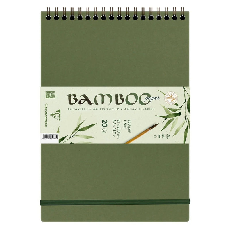 Clairefontaine - Spiral Bound Album Bamboo 250G A4 20Sh L