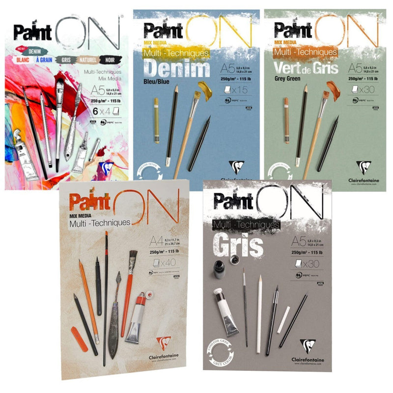 Paint'On  Mix11 27 sheets assorted 5W*3sh + 6C*2sh A4 (8.25 x 11.75 in)