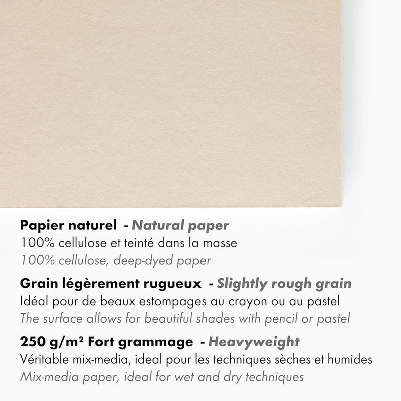 Clairefontaine - PaintON pad Mix6 24 sheets 6x4sh A3