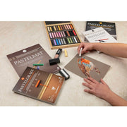 PastelGrain glued pad n°1 360G grey shades assorted 12 sheets (7.1 x 9.4 in)