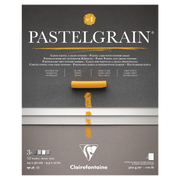 PastelGrain glued pad n°1 360G grey shades assorted 12 sheets (9.4 x 11.8 in)