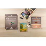 PastelGrain glued pad n°2 360G natural shades assorted 12 sheets (7.1 x 9.4 in)
