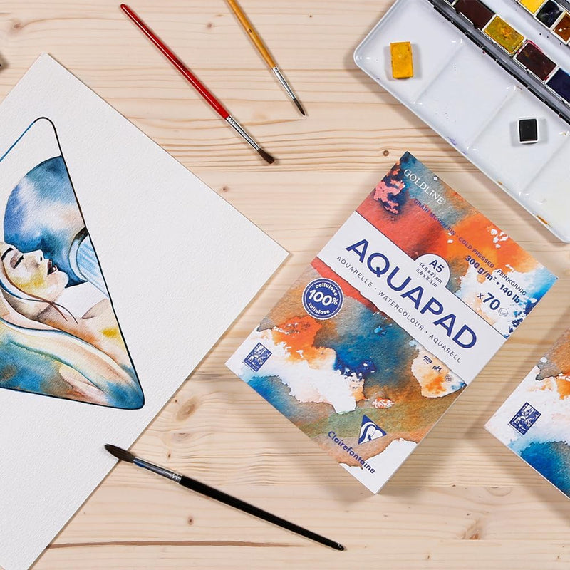 AquaBloc drawing pad 300G wirebound 25 sheets A5+