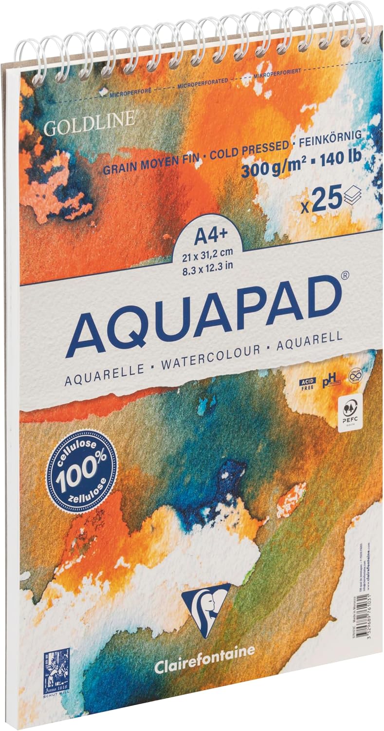 Clairefontaine Aquabloc A4 watercolour paper detail