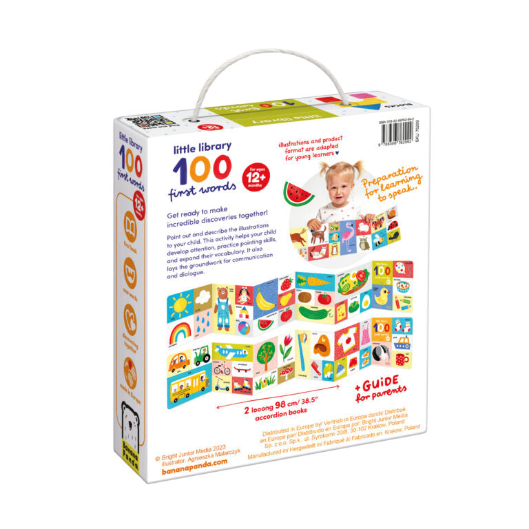 Banana Panda - Little Library - First 100 Words (12M+)
